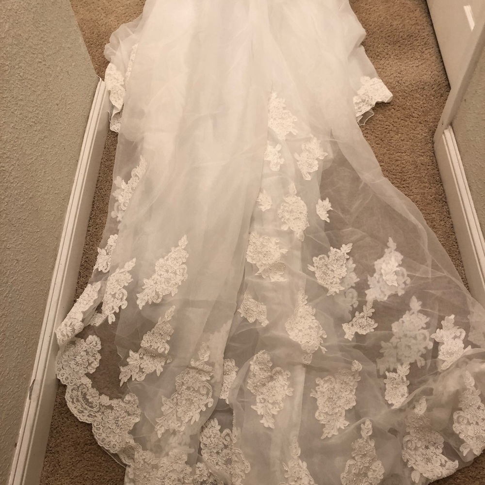 Custom wedding dress